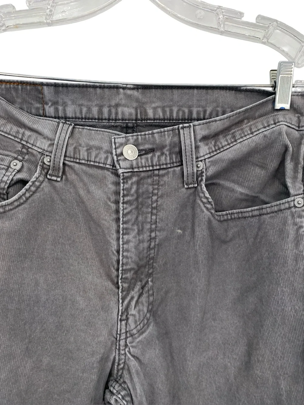 Levi’s 511 Gray Corduroy Jeans Men’s 34 x 30